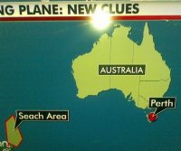 American TV news network's report on missing Malaysian Airlines flight (photo from Wicked Thoughts blog)