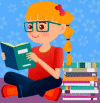 Girl reading book (all-free-download.com)
