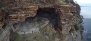 Bedlam Walls Aboriginal Cave (from tasiew drone video)